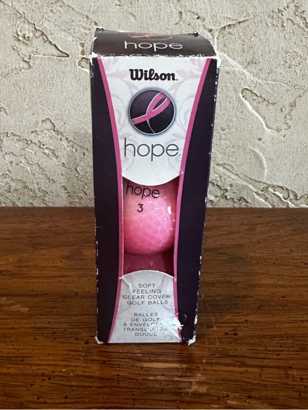 Wilson Hope Breast Cancer Awareness Pink Golf Ball Set